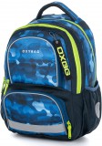KARTON PP OXY Next hátizsák, iskolatáska, 4 rekeszes, 42x32x16cm, Camo blue