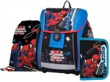 KARTON PP Pókember mágneszáras ergonómikus iskolatáska tolltartóval és tornazsákkal, Premium Light, Amazing Spiderman