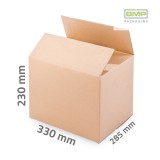 Kartondoboz 330x285x230 mm - 3 rétegű papírdoboz