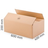 Kartondoboz 600x400x200 mm - 3 rétegű papírdoboz
