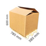 Kartondoboz 785x585x600 mm (állítható magasság) - 5 rétegű papírdoboz