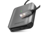 Kártyaolvasó Axagon CRE-S3 SUPERSPEED USB-A UHS-II, CF, SD, microSD