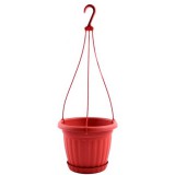 Kaspó 23cm világos barna