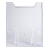 Katalógustartó fali elem, A4, álló, EXACOMPTA Office, áttetsző (EX64658D)
