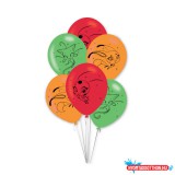 Katicabogár és Fekete macska kalandjai Kwami léggömb, lufi 6 db-os 11 inch (27,5 cm)