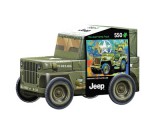 Katonai Jeep, 550 db-os puzzle gyűjthető fém dobozban (EUROGRAPHICS, 8551-5598)