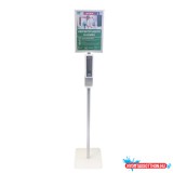 KATRIN Adagoló állomás kézfertõtlenítõhöz állványos szenzoros lecseppenés gátlóval 2 db kézfertõtlenítõ folyadék 2x500 ml