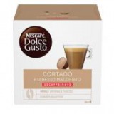 Kávékapszula, 16 db,  NESCAFÉ "Dolce Gusto Cortado", koffeinmentes [16 db]