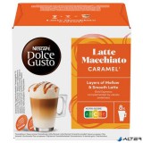 Kávékapszula, 8x2 db, NESCAFÉ DOLCE GUSTO 'Latte Macchiato', karamellás