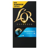 Kávékapszula, Nespresso&reg; kompatibilis, 10 db, koffeinmentes, JACOBS DOUWE EGBERTS L'OR Decaffeinato (KHK791)