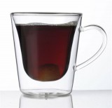 . Kávés-teás bögre, duplafalú üveg, 29,5cl, 2db-os szett, Thermo (KHPU114)