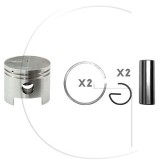 Kawasaki TH43 dugattyú készlet dugattyúgyűrű vastagsága 1,5 mm