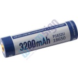KeepPower 18650 3,7V 3200mAh védett Li-ion akkumulátor USB