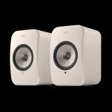 KEF LSX II LT Wireless polcsugárzó pár (Stone White), fehér