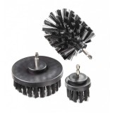 Kefekészlet fúrógépbe fogható 3 részes Raider