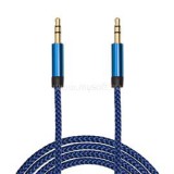 kék 3,5 mm jack AUX adatkábel 1m (DELIGHT_55437K)