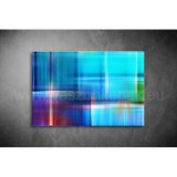 Kék Absztrakt Vászonkép 013 eh-013