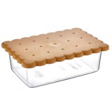 Keksz mintájú tároló doboz 1600ml CK-393 többféle színben