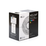 KELine KE-Line Cat.5E (U/UTP) 305m LSOH Dca árnyékolatlan fali kábel (KE300U24LSOH-DCA-RLX)