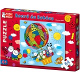 Keller - Mayer Bogyó és Babóca - 64 db-os puzzle - Léghajó