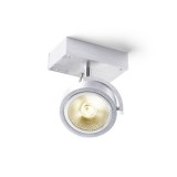 KELLY I fali lámpa szálcsiszolt alumínium 230V LED G53 15W