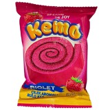 Kemo epres piskóta roll eper ízű krémmel 45g