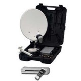 Kemping műholdvevő antenna  szett böröndös digitális Cryptoworks