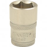 Kennedy 10MM HATSZÖGŰ HOSSZÚ DUGÓKULCS 1/4" MEGHAJTÓVAL