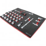 Kennedy 30 RÉSZES METRIKUS 1/2" DUGÓKULCS KÉSZLET SZIVACSBAN T0691