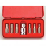 Kennedy HATSZÖG BIT KÉSZLET 1/2" MEGHAJTÓVAL 7 DB-OS