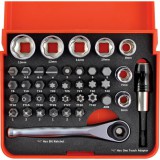 Kennedy KEN-GRIP HATSZÖGŰ DUGÓKULCS KÉSZLET 1/2" MEGHAJTÓVAL ÉS BITKÉSZLET (39 DB-OS)