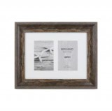 Kenro Bergamo Rustic Brown multi képkeret, 2db 10x15, faerezet hatás, barna (KE-BERG1015BN-2)