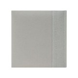 Kenro Kington fotóalbum, memo, 200db 10x15, faerezet minta, PHOTOGRAPH dombornyomott felirat, szürke