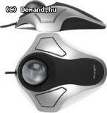 KENSINGTON Egér, trackball, vezetékes, optikai, USB, KENSINGTON "Orbit", ezüst K64327