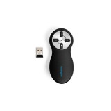 Kensington K33373 Presenter, RF Wireless, Lézer nélküli, Fekete, Prezentációs távirányitó