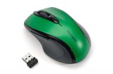 Kensington K72424 Pro Fit, 1600 DPI, RF Wireless, Ergonomikus, Jobbkezes, Smaragdzöld, Vezeték nélküli egér