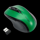 Kensington Pro Fit Mid-Size cordless optikai egér (USB, zöld)