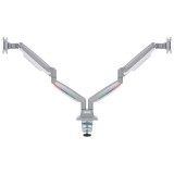 Kensington SmartFit One-Touch Height Adjustable Dual Monitor Arm Silver K55471EU