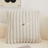 Kényelmes Plüss Bársony Kanapé Háttámla Párna