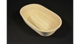 Kenyér kelesztő kosár oval  szakajtó 24x15x8cm