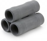 Kerámia csőpiramis akváriumba és terráriumba (3 cső | szürke | 90 mm hosszú)