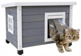 Kerbl Cat House Rustica White macskaház cicaház 57x45x43cm (80991)