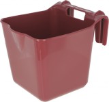 Kerbl HangOn hordozható akasztós etető istállóba (Rosé | 13 literes | 28 x 37* x 32* cm [konzol nélkül] | Szögletes forma)