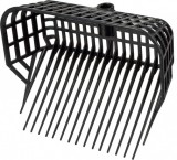 Kerbl Maxi mély trágyázóvilla extra erős műanyagból, nyél nélkül (38 x 30 cm | 610 g | Fekete)