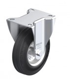 kerék ¤125 fix-villás fekete b-ve 125r