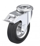 kerék ¤125 forgó-fékes hátfu fekete ler-ve 125r-fi