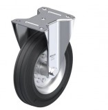 kerék ¤200 fix-villás fekete b-ve 200r