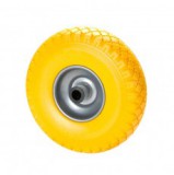 kerék ¤260 av.46 hab tűgörgős sárga poliuretán