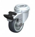 kerék ¤  50 forgó-fékes hátfurat szürke