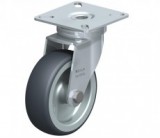 kerék ¤  75 forgó-villás szürke talpas